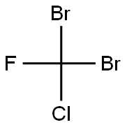 CHLORODIBROMOFLUOROMETHANE Struktur