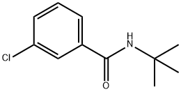 3-Chloro-N-(1,1-dimethylethyl)benzamide Struktur