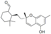 (2R)-2-[2-[(2S)-5-Hydroxy-2,7-dimethyl-2H-1-benzopyran-2-yl]ethyl]-3,3-dimethylcyclohexanecarbaldehyde Struktur