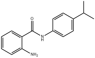 Benzamide, 2-amino-N-[4-(1-methylethyl)phenyl]- (9CI) Struktur