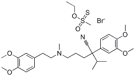 VERAPAMILETHYL METHANETHIOSULFONATE, BROMIDE Struktur