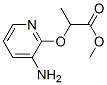 Propanoic acid, 2-[(3-amino-2-pyridinyl)oxy]-, methyl ester (9CI) Struktur