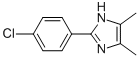 2-(4-CHLORO-PHENYL)-4,5-DIMETHYL-1H-IMIDAZOLE Struktur