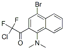 Ethanone,  1-[4-bromo-1-(dimethylamino)-2-naphthalenyl]-2-chloro-2,2-difluoro- Struktur