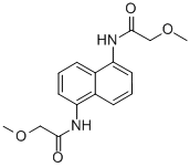 N,N'-1,5-Naphthalenediylbis[2-methoxy]acetamide Struktur