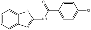 N-(1,3-benzothiazol-2-yl)-4-chlorobenzamide Struktur