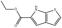 6H-THIENO[2,3-B]PYRROLE-5-CARBOXYLIC ACID ETHYL ESTER Struktur