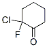 Cyclohexanone,  2-chloro-2-fluoro- Struktur