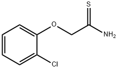 2-(2-CHLOROPHENOXY)ETHANETHIOAMIDE Struktur