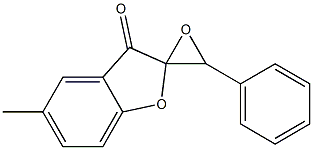 5-Methyl-3'-phenylspiro[benzofuran-2(3H),2'-oxiran]-3-one Struktur