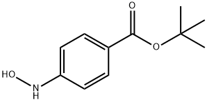 Benzoic acid, 4-(hydroxyamino)-, 1,1-dimethylethyl ester (9CI) Struktur