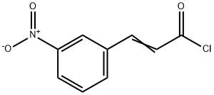 3-NITROCINNAMOYL CHLORIDE Struktur