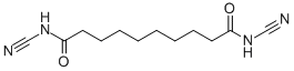 N,N'-dicyanosebacamide Struktur