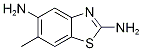 2,5-Benzothiazolediamine,6-methyl-(9CI) Struktur