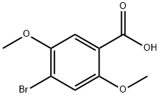 4-BROMO-2,5-DIMETHOXYBENZOIC ACID Struktur