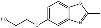 Ethanol, 2-[(2-methyl-5-benzothiazolyl)oxy]- (9CI) Struktur