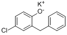 potassium 2-benzyl-4-chlorophenolate Struktur