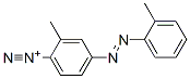 Benzenediazonium, 2-methyl-4-(2-methylphenyl)azo- Struktur