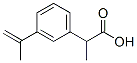 Benzeneacetic acid, -alpha--methyl-3-(1-methylethenyl)- (9CI) Struktur