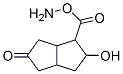 1-Pentalenecarboxylicacid,1-aminooctahydro-2-hydroxy-5-oxo-, Struktur