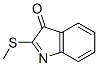 2-(Methylthio)-3H-indol-3-one Struktur