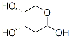 (4S)-Tetrahydro-2H-pyran-2,4α,5α-triol Struktur