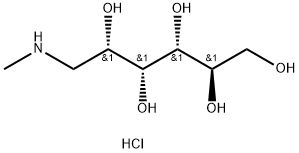 N-METHYL-D-GLUCAMINE HYDROCHLORIDE Struktur