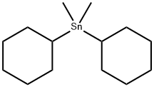 DICYCLOHEXYLDIMETHYLTIN Struktur