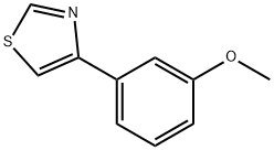 4-(3-METHOXY-PHENYL)-THIAZOLE Struktur