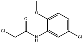 2-CHLORO-N-(5-CHLORO-2-METHOXYPHENYL)ACETAMIDE Struktur