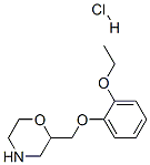 2-[(2-Ethoxy Phenoxy)methyl]morpholine hydrochloride Struktur