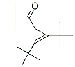 1,2-Di-tert-butyl-3-pivaloyl-1-cyclopropene Struktur