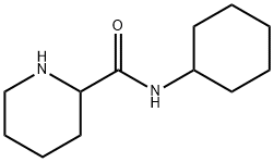 N-cyclohexylpiperidine-2-carboxamide Struktur