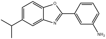 3-(5-ISOPROPYL-BENZOOXAZOL-2-YL)-PHENYLAMINE Struktur