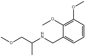 (2,3-DIMETHOXY-BENZYL)-(2-METHOXY-1-METHYL-ETHYL)-AMINE Struktur