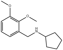 CYCLOPENTYL-(2,3-DIMETHOXY-BENZYL)-AMINE Struktur