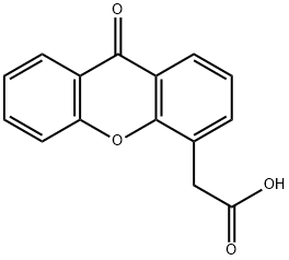 xanthenone-4-acetic acid Struktur