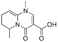 4,6,7,8-Tetrahydro-1,6-dimethyl-4-oxo-1H-pyrido[1,2-a]pyrimidine-3-carboxylic acid Struktur