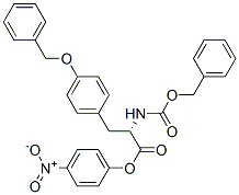 4-nitrophenyl O-benzyl-N-[(benzyloxy)carbonyl]-L-tyrosinate Struktur