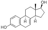 エストラ-1,3,5(10),7-テトラエン-3,17β-ジオール 化學(xué)構(gòu)造式