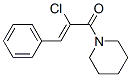 Piperidine, 1-(2-chloro-1-oxo-3-phenyl-2-propenyl)- (9CI) Struktur