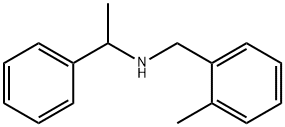 N-(2-methylbenzyl)-N-(1-phenylethyl)amine Struktur