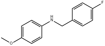 N-(4-Fluorobenzyl)-4-Methoxyaniline, 97% Struktur