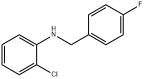 2-Chloro-N-(4-fluorobenzyl)aniline, 97% Struktur