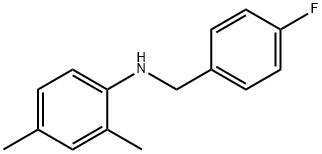 N-(4-Fluorobenzyl)-2,4-diMethylaniline, 97% Struktur