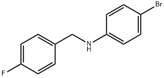 4-BroMo-N-(4-fluorobenzyl)aniline, 97% Struktur