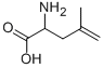 2-amino-4-methyl-pent-4-enoic acid Struktur