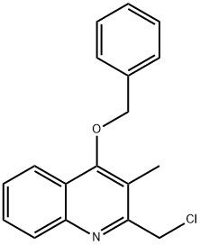 4-(benzyloxy)-2-(chloroMethyl)-3-Methylquinoline Struktur