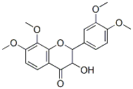 3-Hydroxy-3',4',7,8-tetramethoxyflavanone Struktur