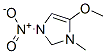 5-METHOXY-1-METHYL-3-NITRO-1H-IMIDAZOLE Struktur